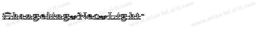 Changeling Neo Light字体转换